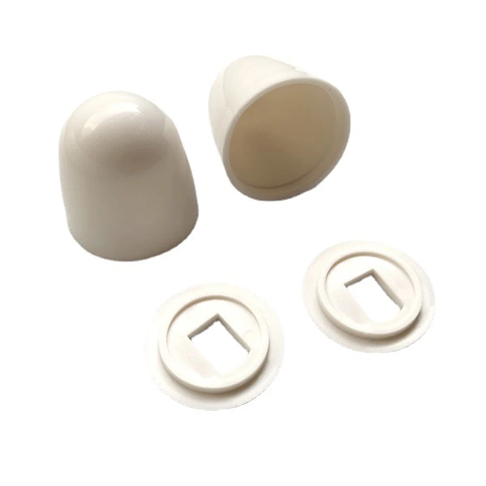 2 Pairs Universal Plastic Toilet Bolt Covers Toilet Bowl Push-on Bolt Screw Caps Toilet Decoration For Home Bathroom Accessories
