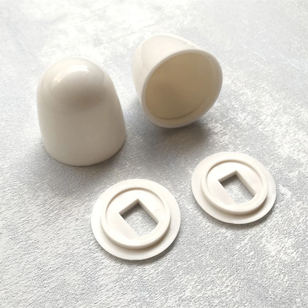 2 Pairs Universal Plastic Toilet Bolt Covers Toilet Bowl Push-on Bolt Screw Caps Toilet Decoration For Home Bathroom Accessories