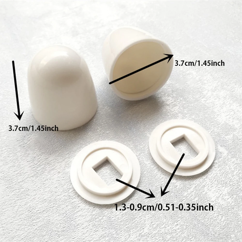 2 Pairs Universal Plastic Toilet Bolt Covers Toilet Bowl Push-on Bolt Screw Caps Toilet Decoration For Home Bathroom Accessories