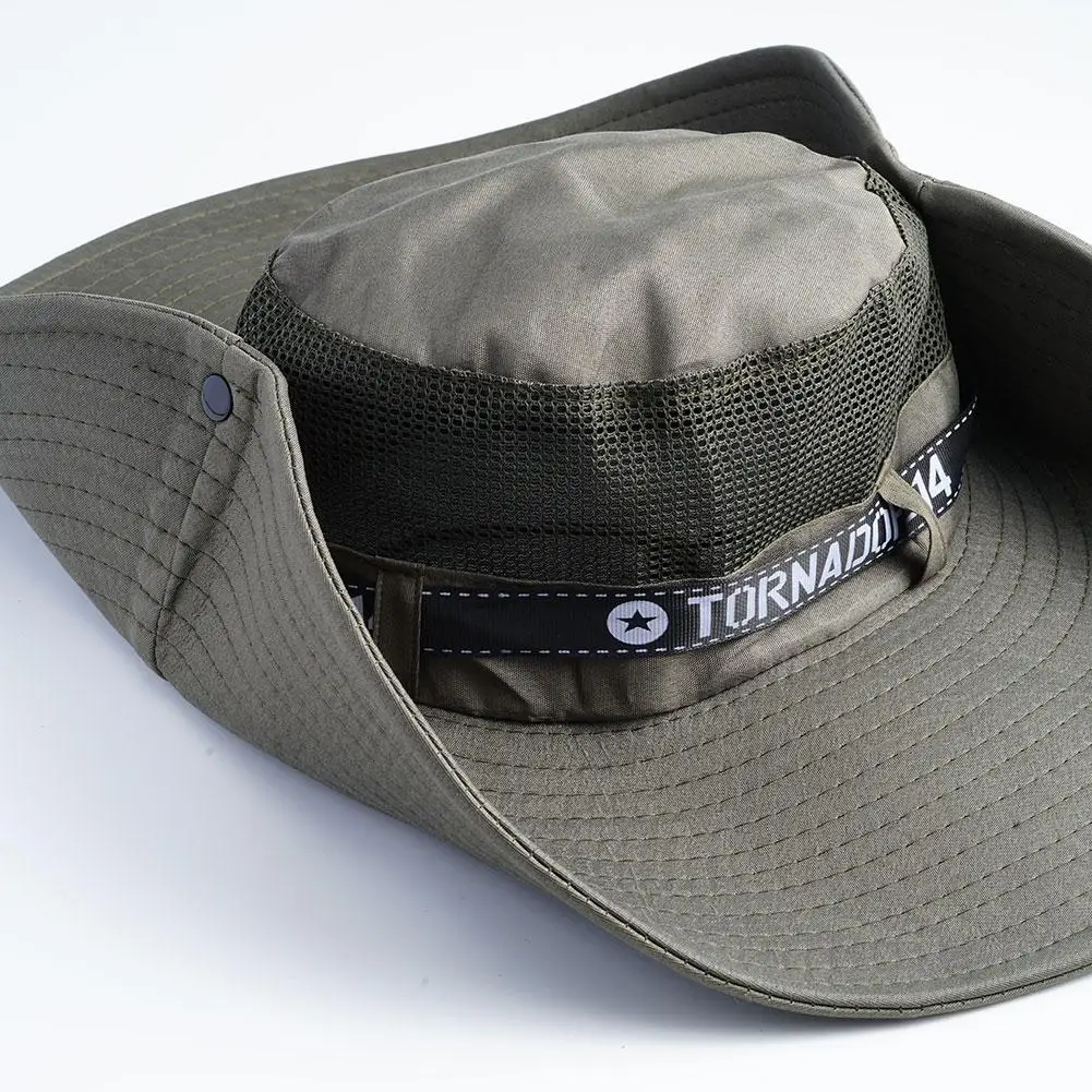 Summer Large Sun Hat Men Women Breathable Fishing Caps Sun UV Protection Mesh Fisherman Hat Hiking Outdoor Beach Cap
