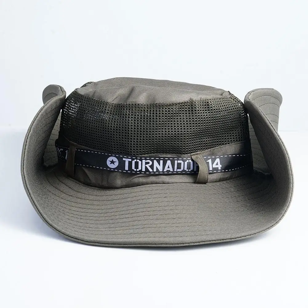 Summer Large Sun Hat Men Women Breathable Fishing Caps Sun UV Protection Mesh Fisherman Hat Hiking Outdoor Beach Cap