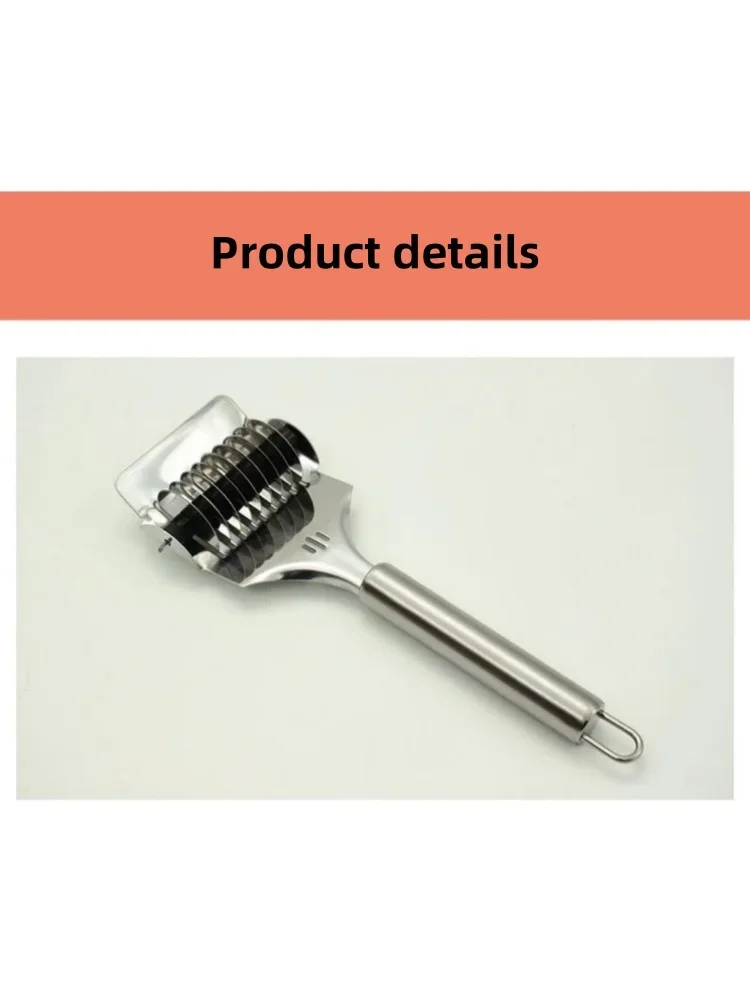 1Pcs Stainless Steel Manual Spaghett Cutter Pasta Machine Dough Noodles Maker Ginger Garlic Roll Crusher Kitchen Cooking Gadgets