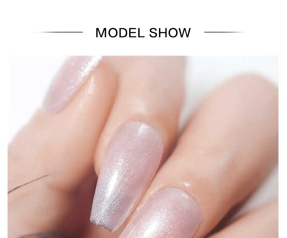 Clou Beaute Iridescent Pearl Effect Glitter Color Gel Nail Polish Auroras UV Gel Varnish Semi Permanent Manicure Thread Shell