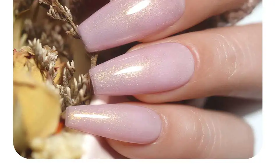 Clou Beaute Iridescent Pearl Effect Glitter Color Gel Nail Polish Auroras UV Gel Varnish Semi Permanent Manicure Thread Shell