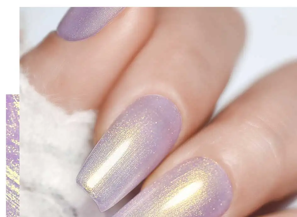 Clou Beaute Iridescent Pearl Effect Glitter Color Gel Nail Polish Auroras UV Gel Varnish Semi Permanent Manicure Thread Shell