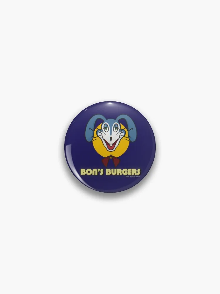 Walten Files Bon's Burgers Logo Redraw Pin Buttons Brooches Jewelry Accessory Customize Brooch Fashion Lapel Badges