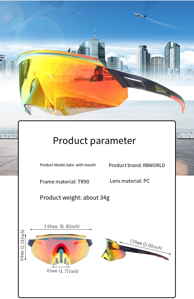 New Cycling Glasses Bike Goggles Outdoor Sports Bicycle Sunglasses MTB Mountain Eyewear Men Running Gafas Ciclismo