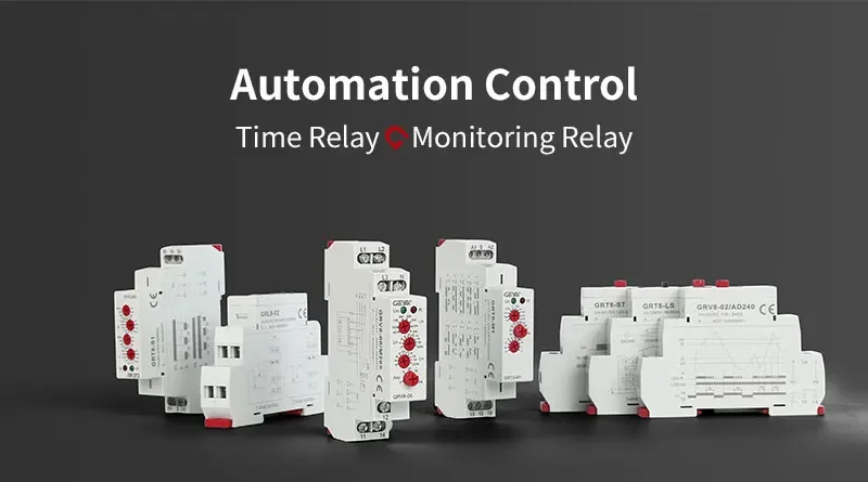 GEYA GPS6 Din Rail Adjustable Over Voltage Under Voltage Protection Device 40A 63A 80A 220VAC Digital Display Voltage Protector