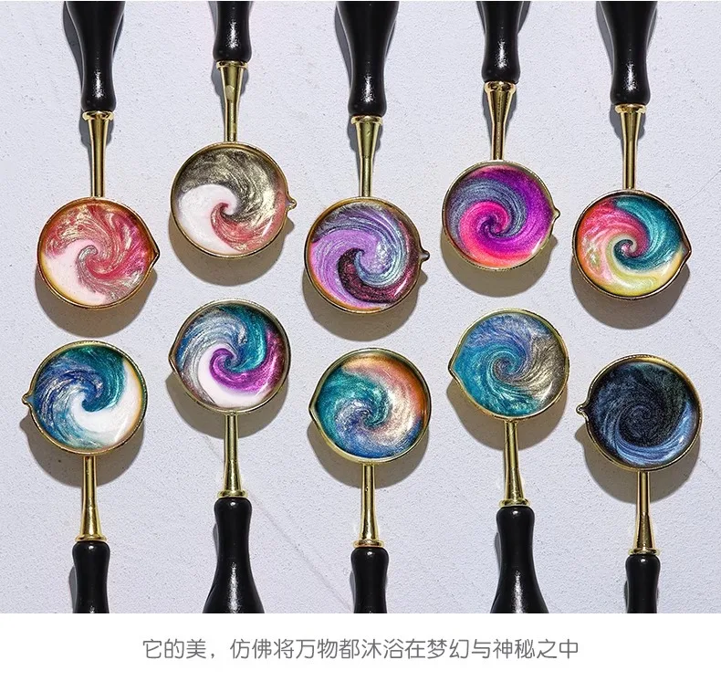 100pcs/bag Aurora Sunflower Mixed Color Sealing Wax Beads, for Wedding Invitations, Envelopes,Wine Gift Packaging