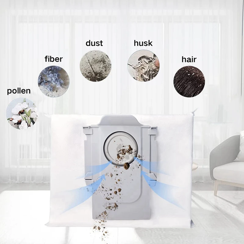 Dust Bag For Roborock S8+, S8 Pro Ultra, S7 Pro Ultra, S7 MaxV Ultra, Q7+, Q7 Max+, Q5 Plus Robot Vacuum Cleaner Spare Part