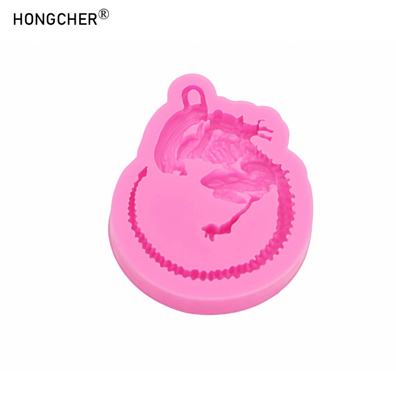 Alien Keychain Bag Pendant Silicone Mould Epoxy Resin Necklace Plaster Aromatherapy Decoration Silicone Drip Moulds