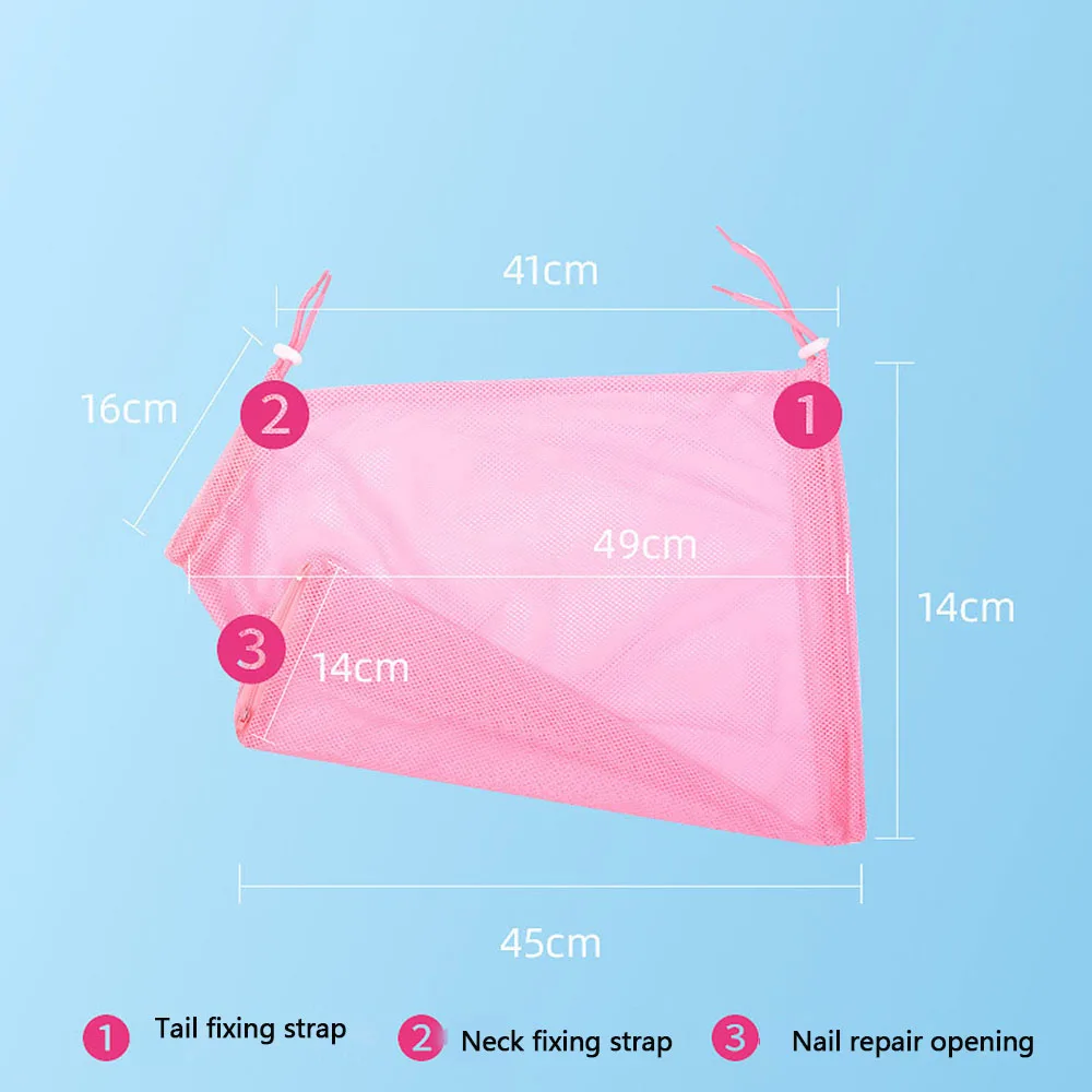 Adjustable Mesh Cat Bathing Bag Anti Scratch Cats Grooming Washing Bags for Pet Nail Trimming Injecting Cat Grooming Massage Bag