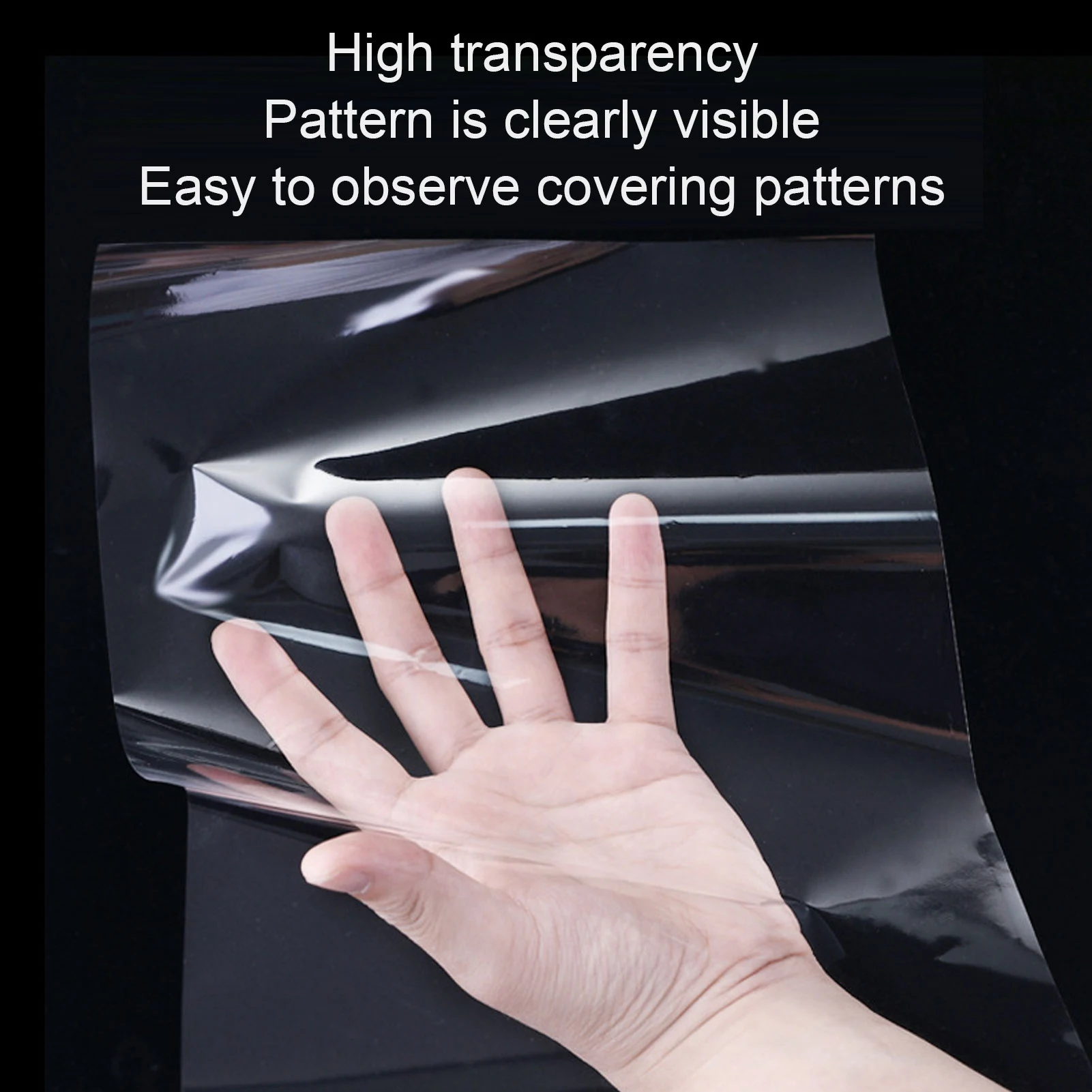 50pcs Transparent Tattoo Transfer Paper Clear Pattern Thermal Tattoo Transfer Film Paper