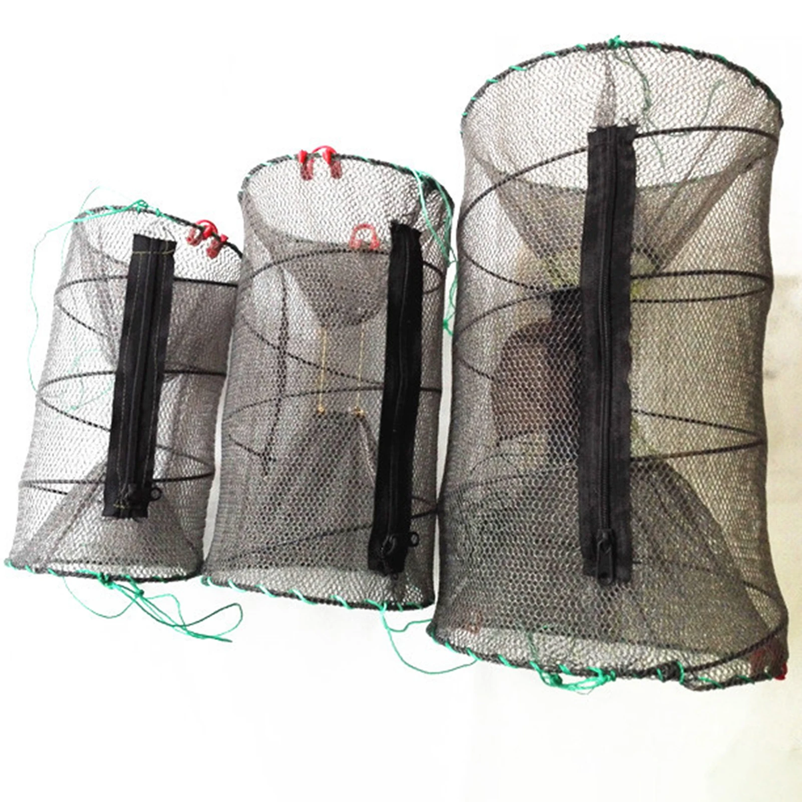 Fishing Net Mesh Fish Cage Foldable Reusable Fishing Nets Universal for All Types Fish