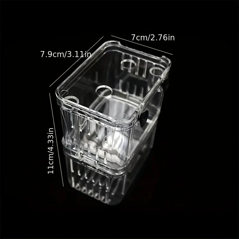 Multifunctional High Clear Fish Breeding Isolation Box Aquarium Breeder Fish Tank Double Guppies Hatching Incubator