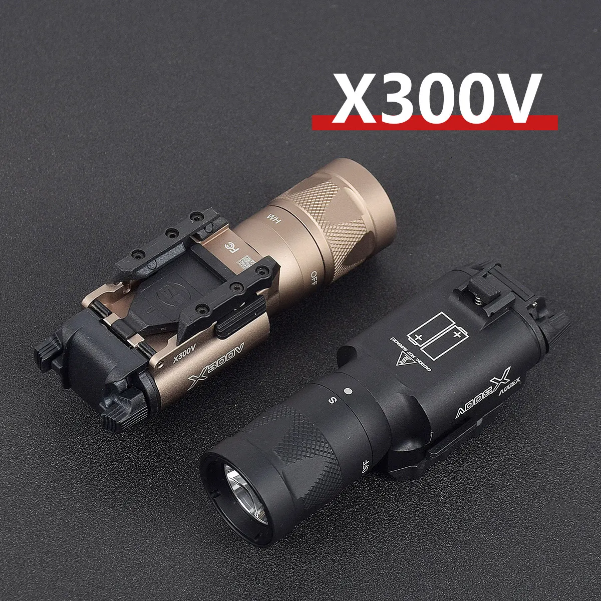 Surefire Light X300 X300U X300UH-B XH35 X300V IR Flashlight Fit 20mm Rail DDualS Switch 600 Lumens Aluminum Constant Momentary