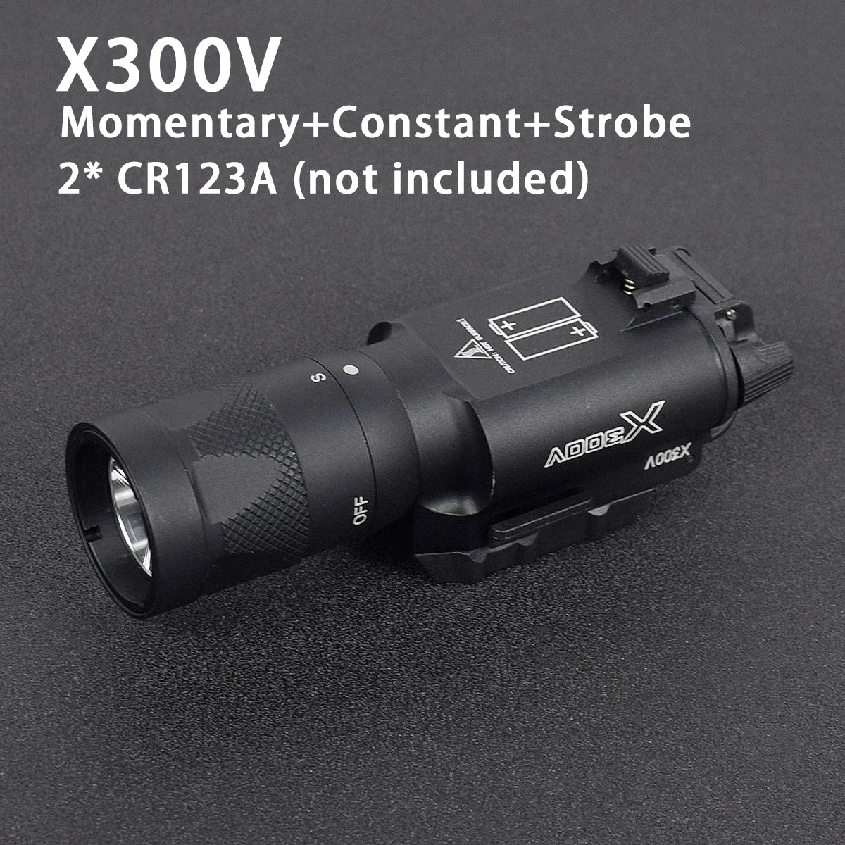 Surefire Light X300 X300U X300UH-B XH35 X300V IR Flashlight Fit 20mm Rail DDualS Switch 600 Lumens Aluminum Constant Momentary
