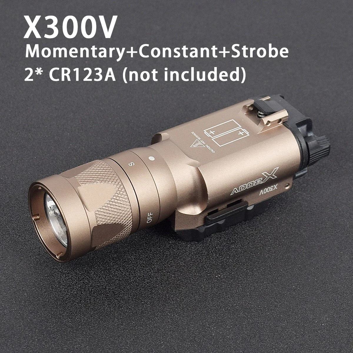 Surefire Light X300 X300U X300UH-B XH35 X300V IR Flashlight Fit 20mm Rail DDualS Switch 600 Lumens Aluminum Constant Momentary