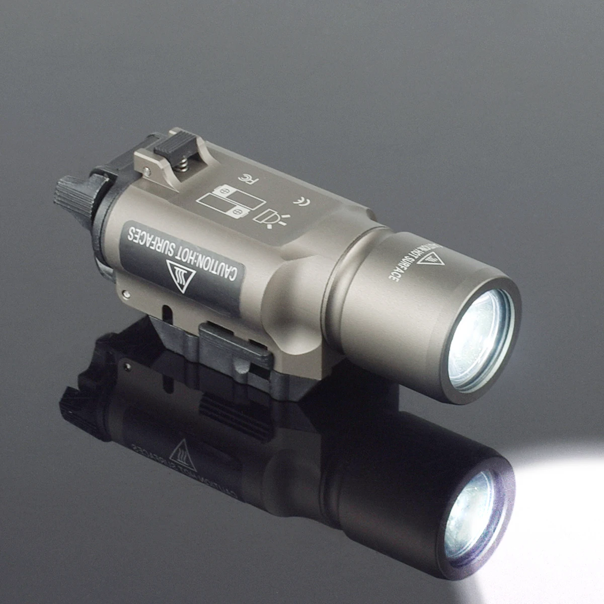 Surefire Light X300 X300U X300UH-B XH35 X300V IR Flashlight Fit 20mm Rail DDualS Switch 600 Lumens Aluminum Constant Momentary