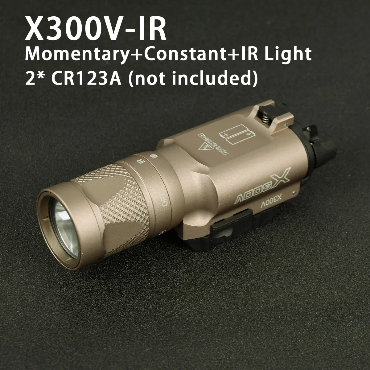 Surefire Light X300 X300U X300UH-B XH35 X300V IR Flashlight Fit 20mm Rail DDualS Switch 600 Lumens Aluminum Constant Momentary