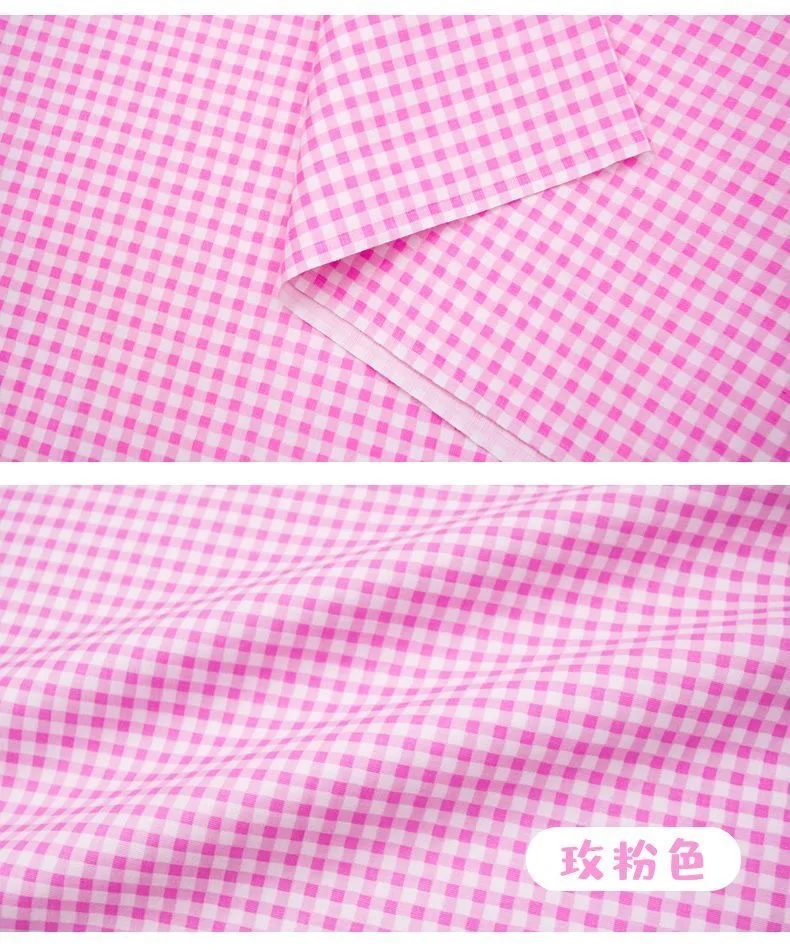 160x50cm Colorful Pure Twill Cotton Sewing Fabric, DIY Bed Sheet Home Decoration Children's Clothes Cloth