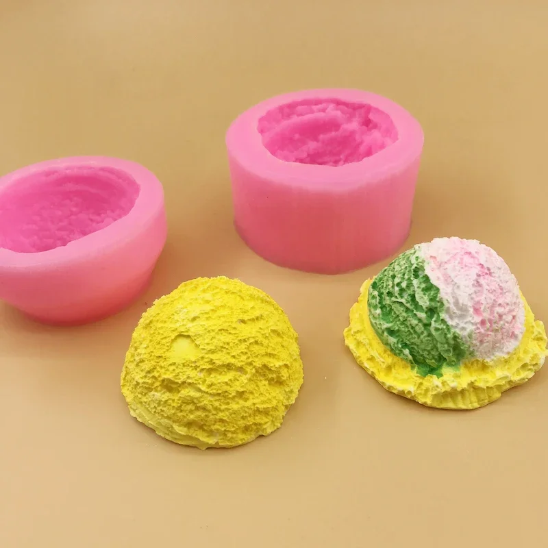 VERIDIAN Ice Cream Cone Silicone Molds Mousse Chocolate Fondant Cake Mold DIY Candle Mold Cake Decoration Baking Accessories