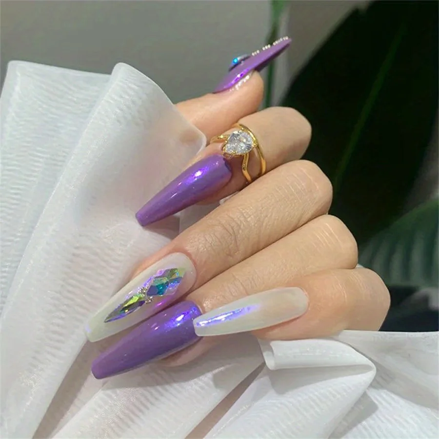 1pc Chrome Nail Powder Nail Art Powder Nail Glitter Mirror Effect Nail Powder Metal Powder for DIY Nail Art Decorations 6 Colors