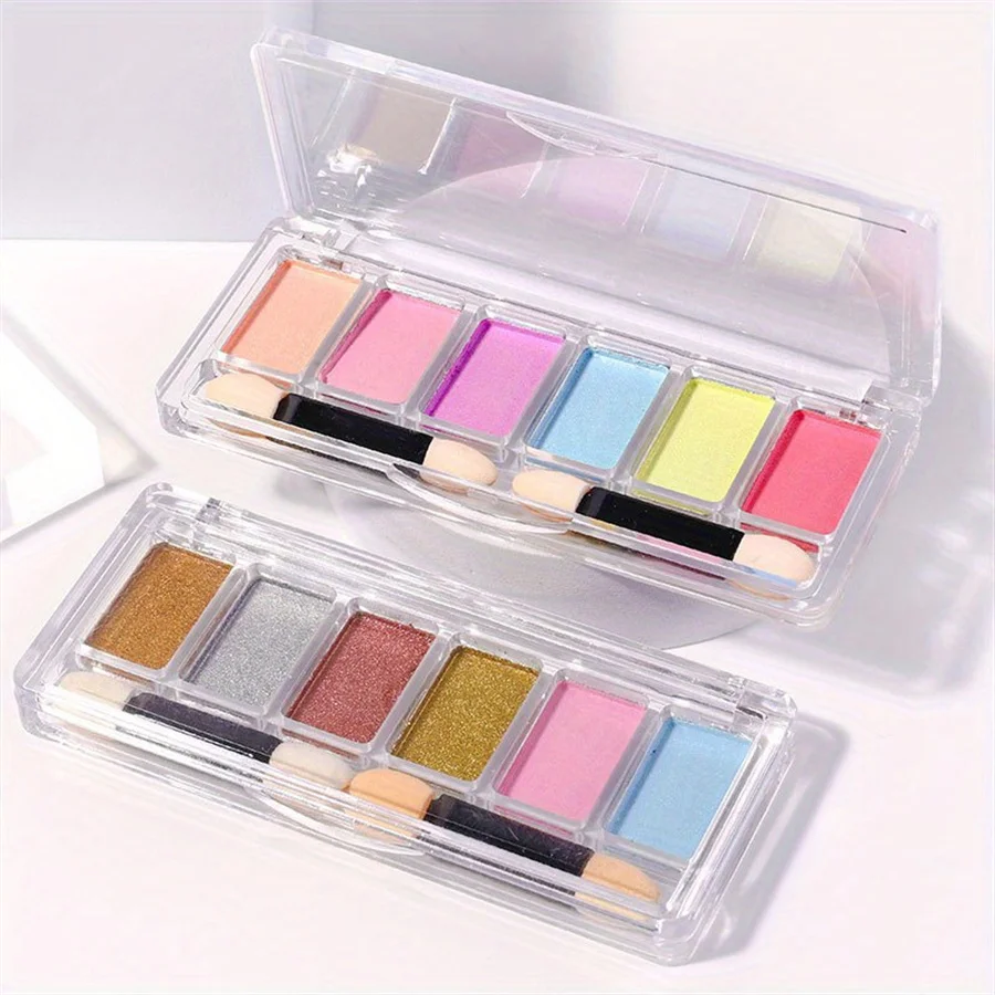 1pc Chrome Nail Powder Nail Art Powder Nail Glitter Mirror Effect Nail Powder Metal Powder for DIY Nail Art Decorations 6 Colors
