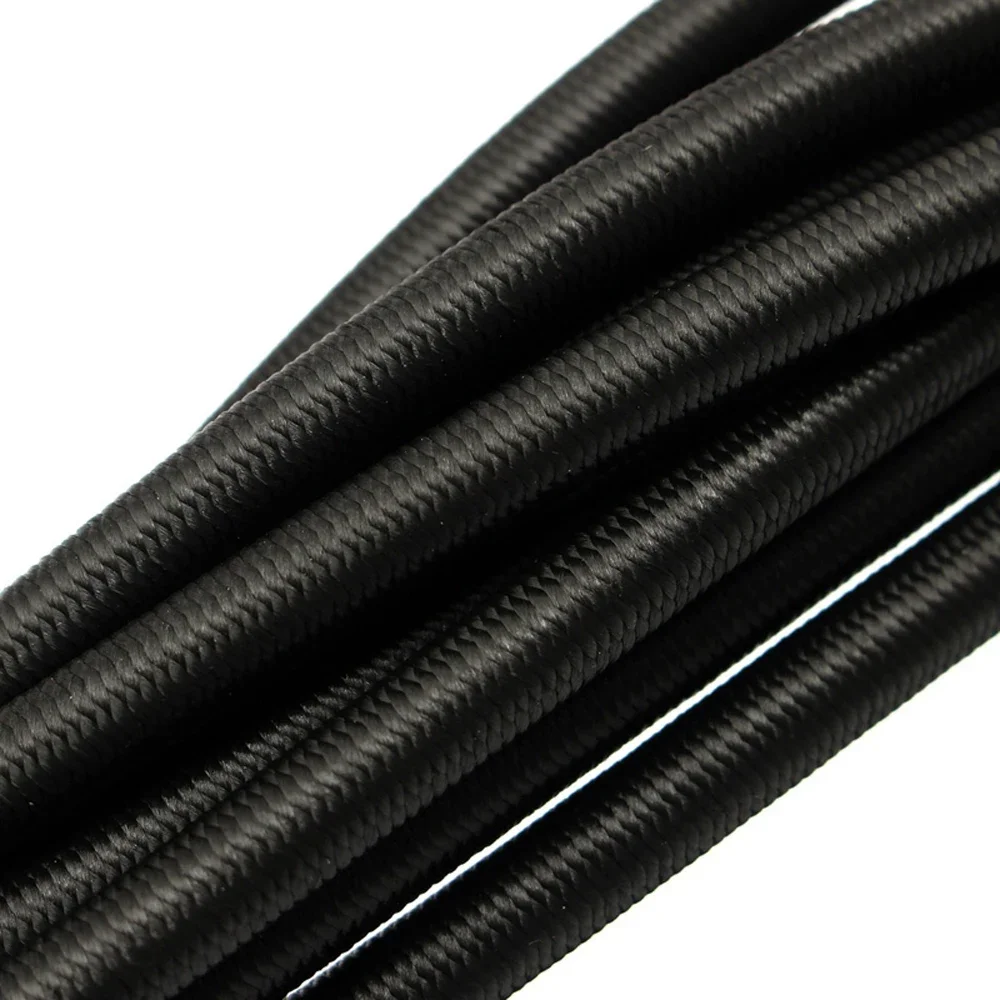 3/4/5/6/8MM Black Strong Elastic Cord Rubber Band Sewing Clothing Craft Supplies Elastic Band Elastics Rope Bands Accessories