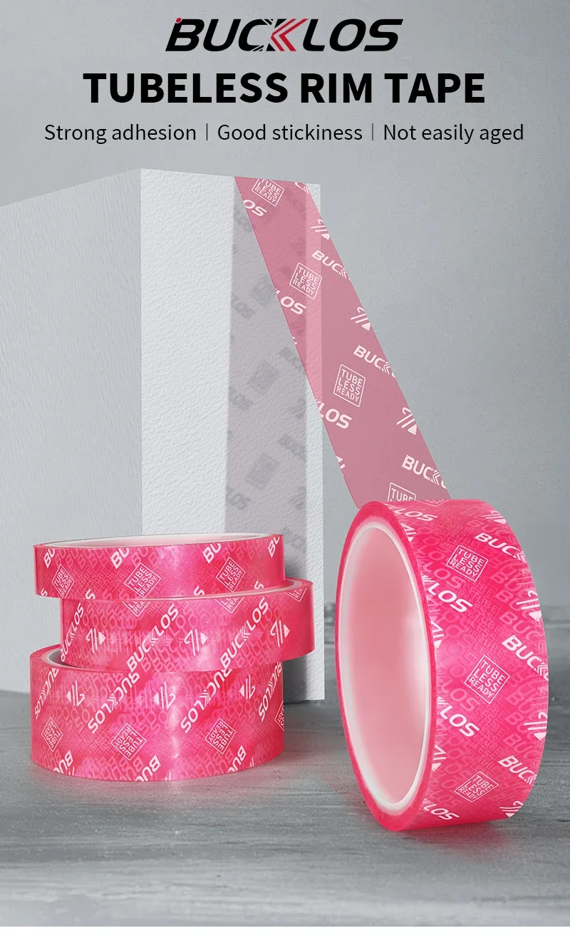 BUCKLOS Bike Tubeless Tape MTB Tubeless Tire Liner Bicycle Rim Strip Wear-Resistant Wheel RimTape 17/19/21/23/25/28/30/32/35mm