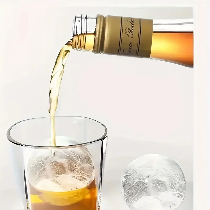 Silicone Ice Ball Mold Round Ice Hockey DIY Refrigerator Large Spherical Tray Grinder Suitable for Bar Home Kitchen Supplies