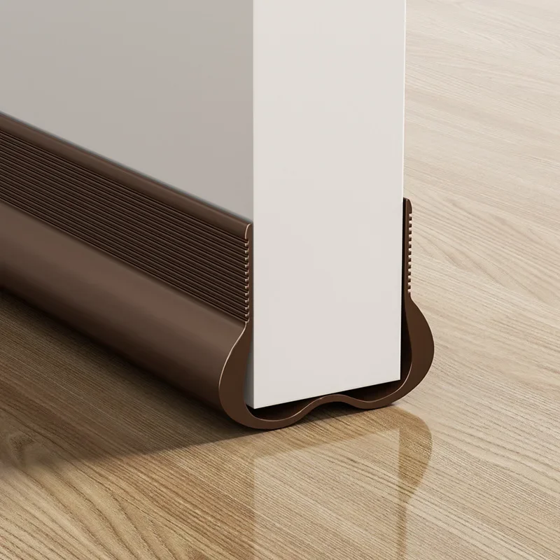 PVC Adjustable Door Bottom Seal Strip Weather Strip Under Door Draft Stopper Thicker Anti-Cold Gap Blocker Sealing Weather Strip
