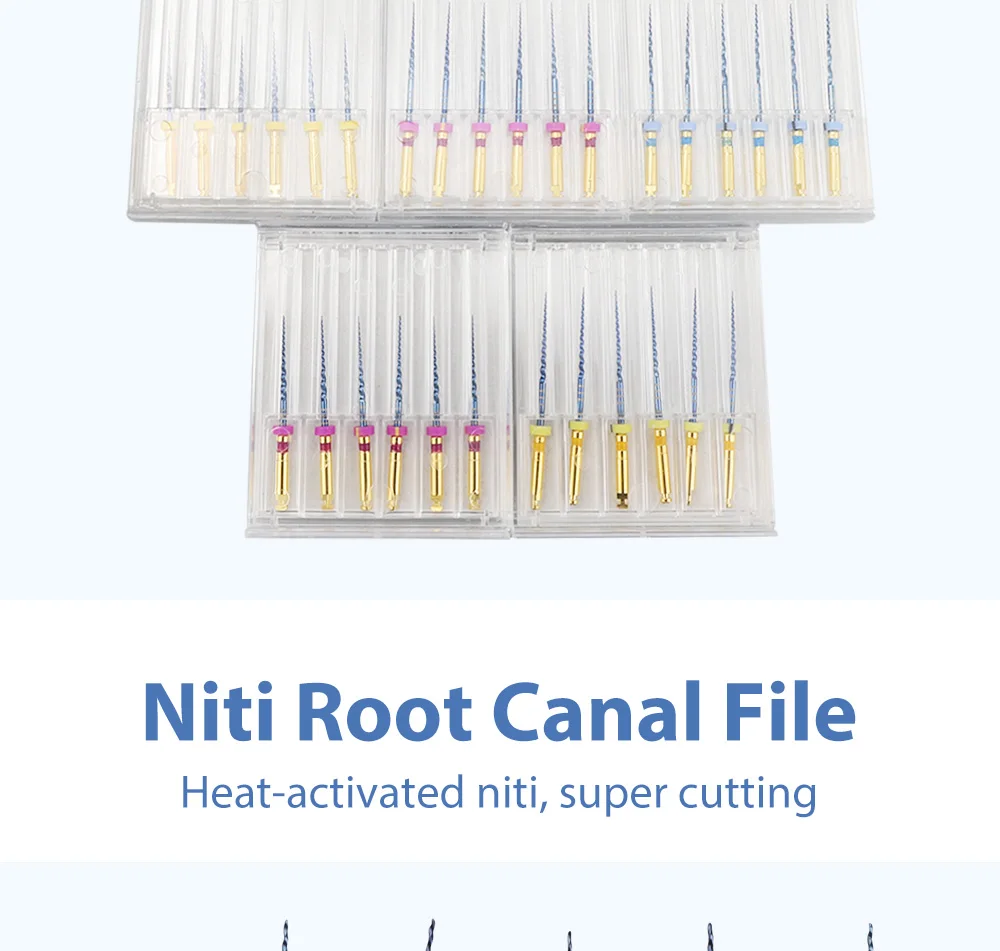 Dental SX-F3 Blue Files Nitinol Rotary Universal Engine Endodontic Anti-Fatigue Constant Needle Dentistry Root Canal Material