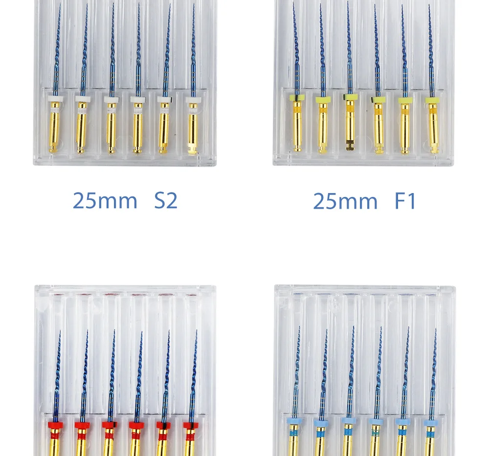 Dental SX-F3 Blue Files Nitinol Rotary Universal Engine Endodontic Anti-Fatigue Constant Needle Dentistry Root Canal Material