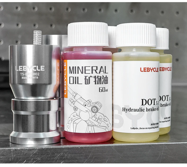 LEBYCLE Bicycle Brake Mineral Oil 60ML DOT Hydraulic Brake Oil 60ML For Shimanod MGUARA Tektro Bike Hydraulic Brake Systems