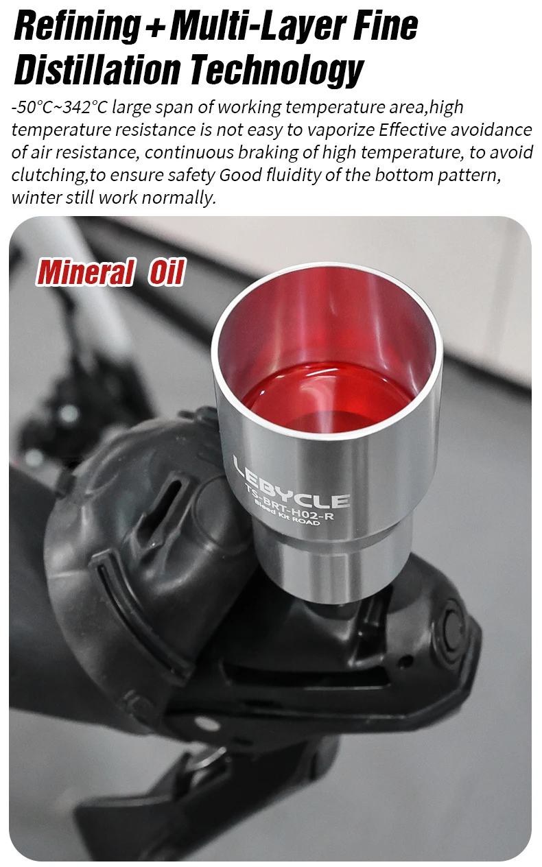 LEBYCLE Bicycle Brake Mineral Oil 60ML DOT Hydraulic Brake Oil 60ML For Shimanod MGUARA Tektro Bike Hydraulic Brake Systems