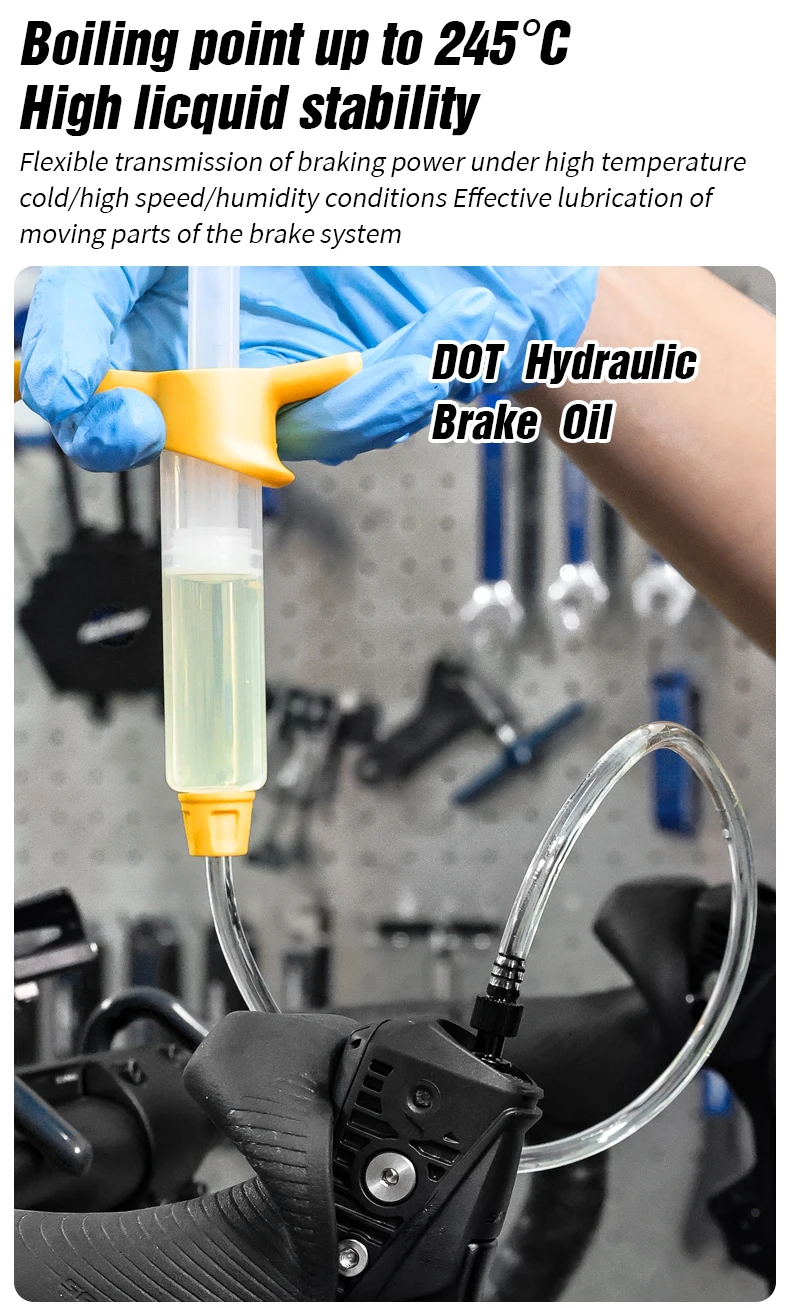 LEBYCLE Bicycle Brake Mineral Oil 60ML DOT Hydraulic Brake Oil 60ML For Shimanod MGUARA Tektro Bike Hydraulic Brake Systems