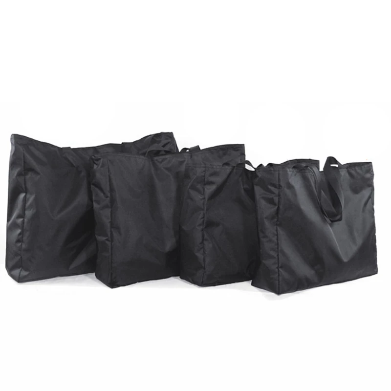 Shopping Bags Large Capacity Grocery Totes With Zipper Washable Reusable Simple Handbag Outdoor Heavy Duty New Fashion Bag