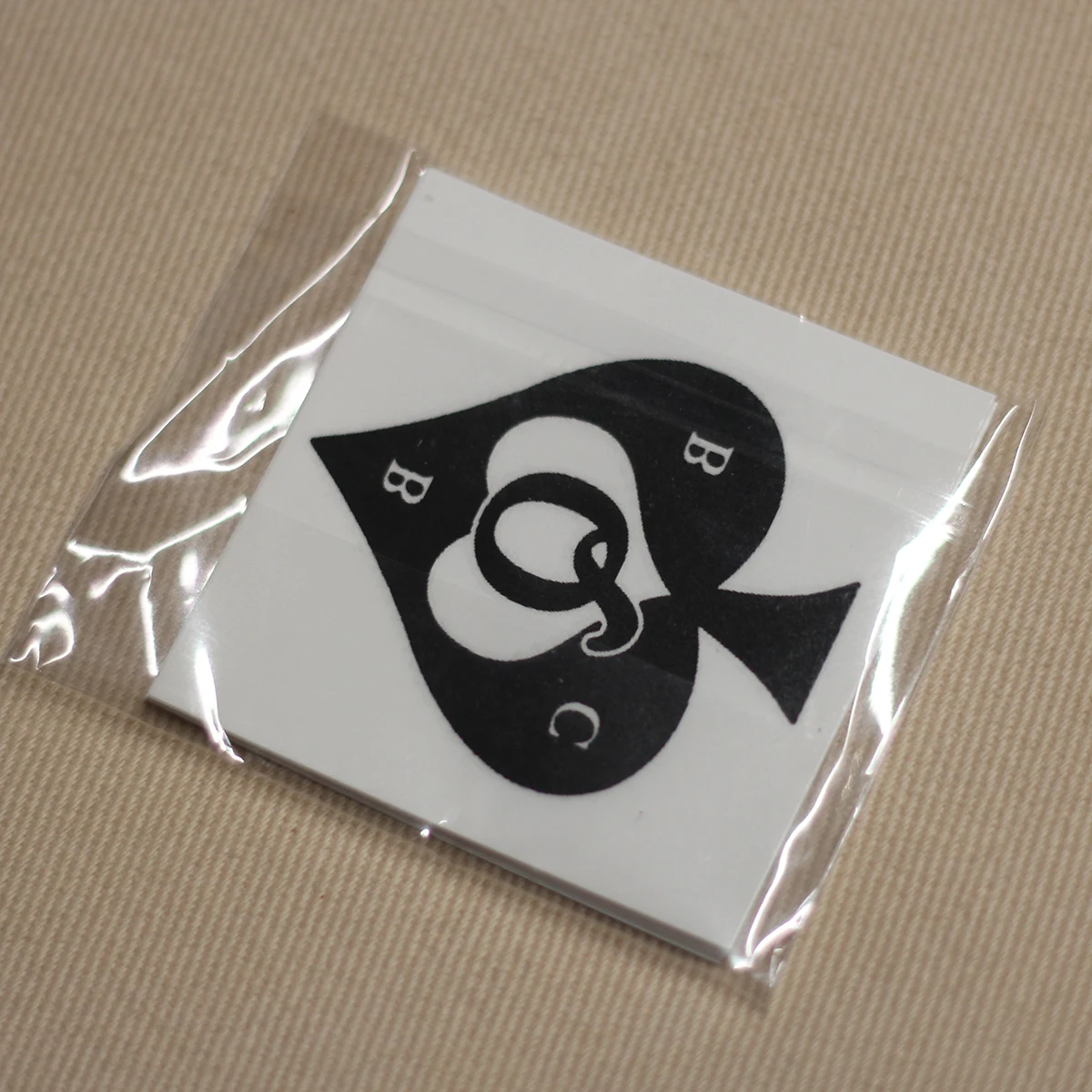QBBC English Letter Cuckold Temporary Tattoos, Adult Waterproof Sticker.
