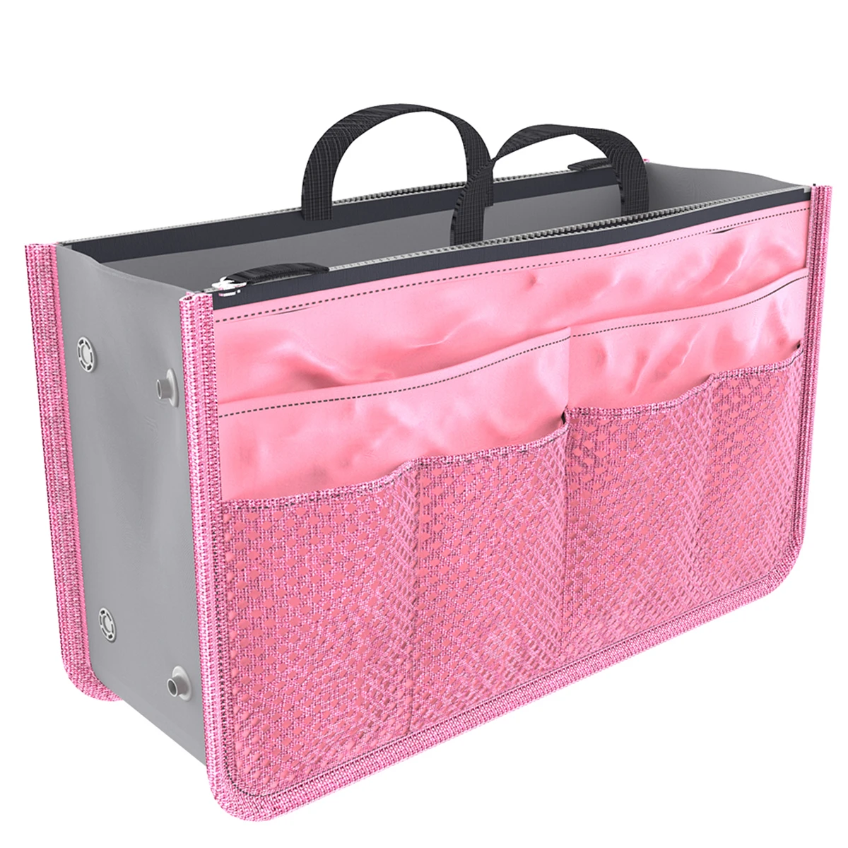 Travel Insert Organizer Bag Women Nylon Insert Organizer Handbag Purse Multiple Large Capacity Lady Insert Bag Liner Makeup Tote