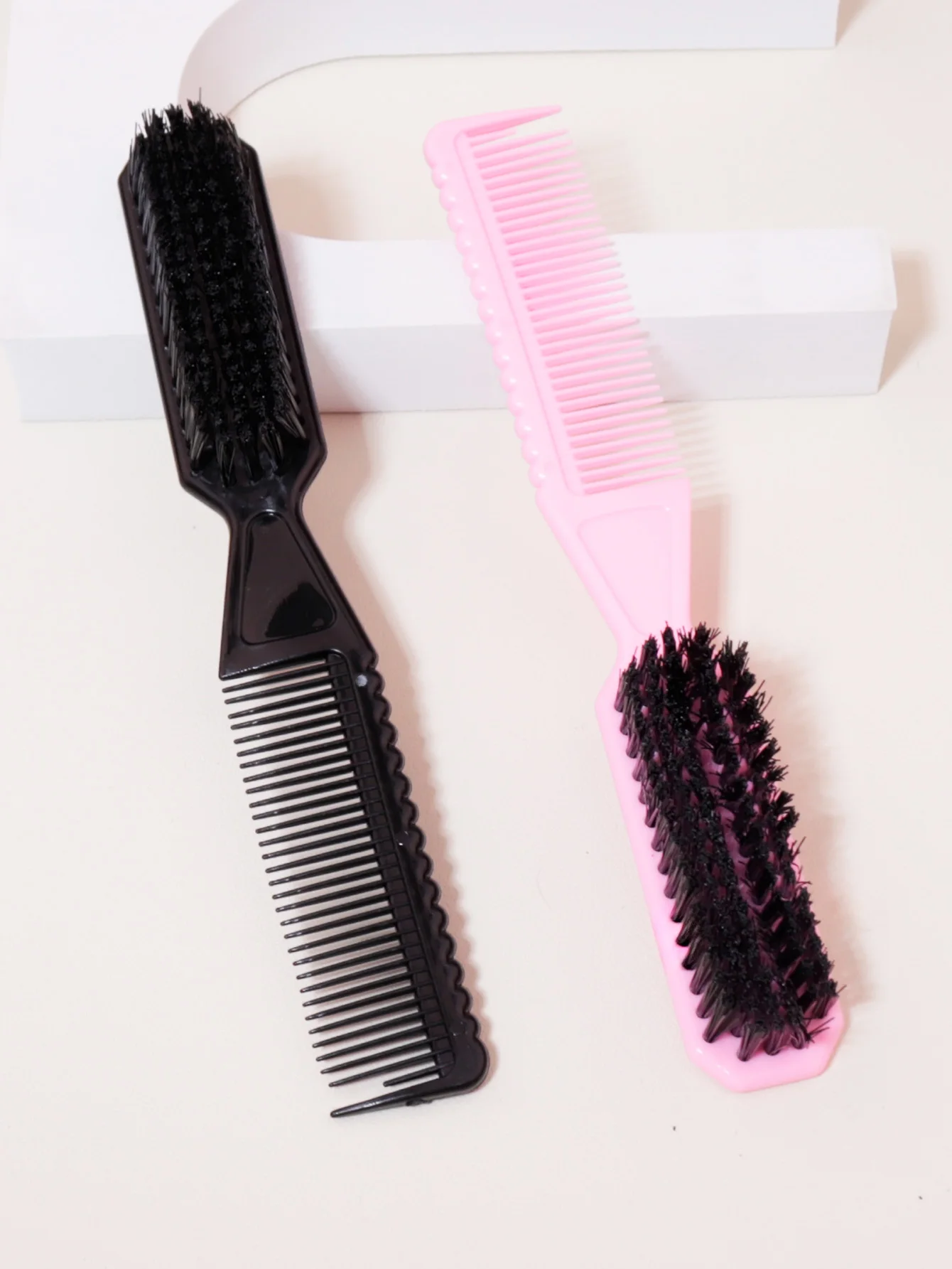 Multi Functional Fading Brush, Nylon Bristles, Men's Hairstyle Brush, Tool Scissors Cleaning Brush, Beard Brush