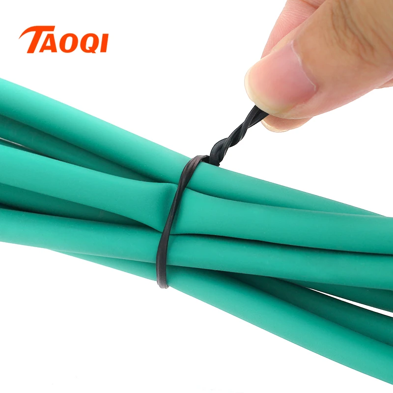 1 Roll Plastic Coated Iron Wire Twist Ties Cable Organizer Plant Vines Line Management 0.55/0.75mm Round/Flat Type Wrap Colored