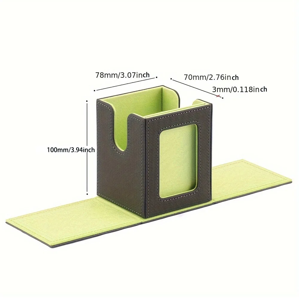 100+ New Card Storage Box TCG MT Board Game Commander Card Carrying Organizer Box Transaction 3 'X4' Double Open Top Box