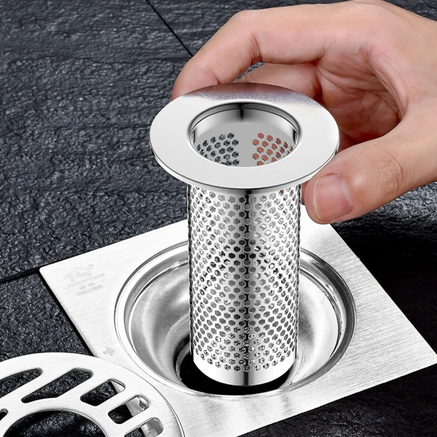 Stainless Steel Floor Drain Filter Hair Catcher Shower Sink Strainer Kitchen Sink Anti-clog Filter Bathroom Facilities