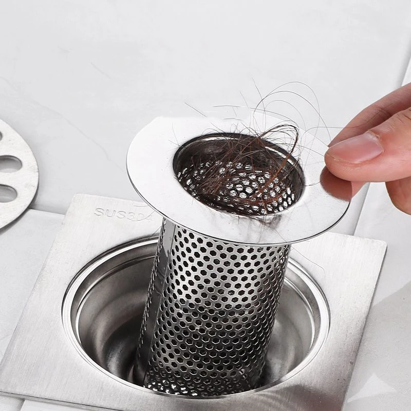 Stainless Steel Floor Drain Filter Hair Catcher Shower Sink Strainer Kitchen Sink Anti-clog Filter Bathroom Facilities