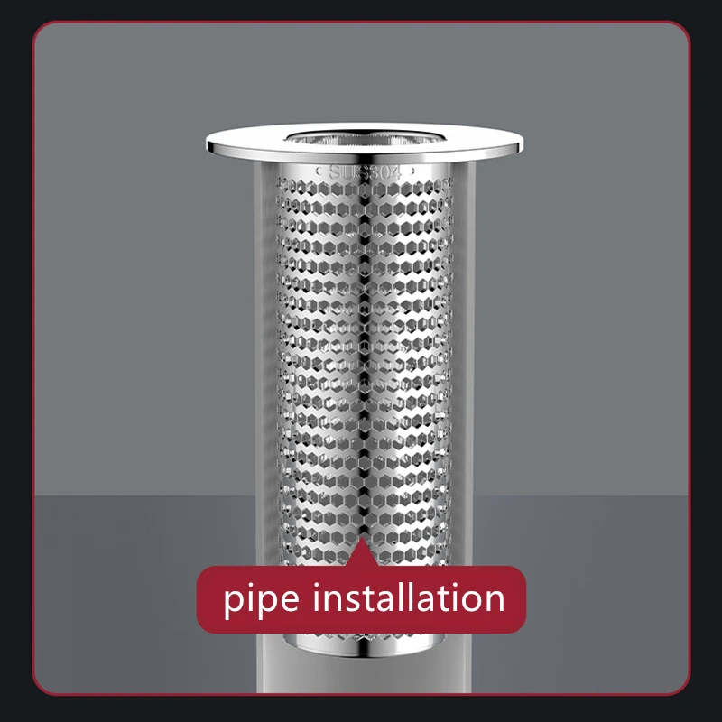 Stainless Steel Floor Drain Filter Hair Catcher Shower Sink Strainer Kitchen Sink Anti-clog Filter Bathroom Facilities