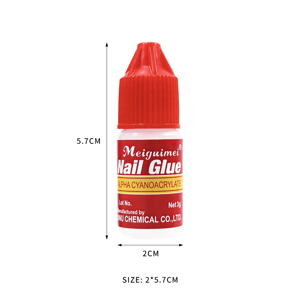 10/5/1pcs Extra-Strong Nail Glue Quick Dry Nail Tips Adhesive Acrylic Nail Glue Professional DIY Rhinestone False Nail Glue