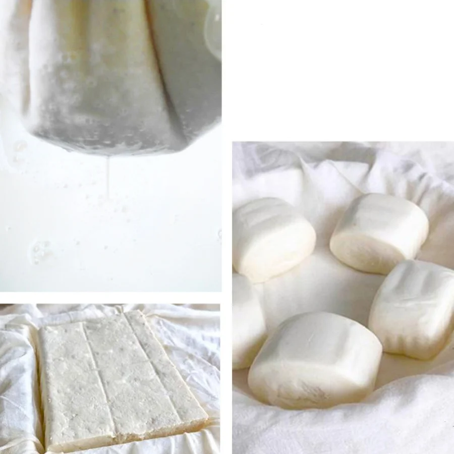 2pcs Cotton Steamer Cloth High Density Curd Cloth Filter Soybean Milk Cloth Filter Residue Gauze Insulation Cover Kitchen Tools