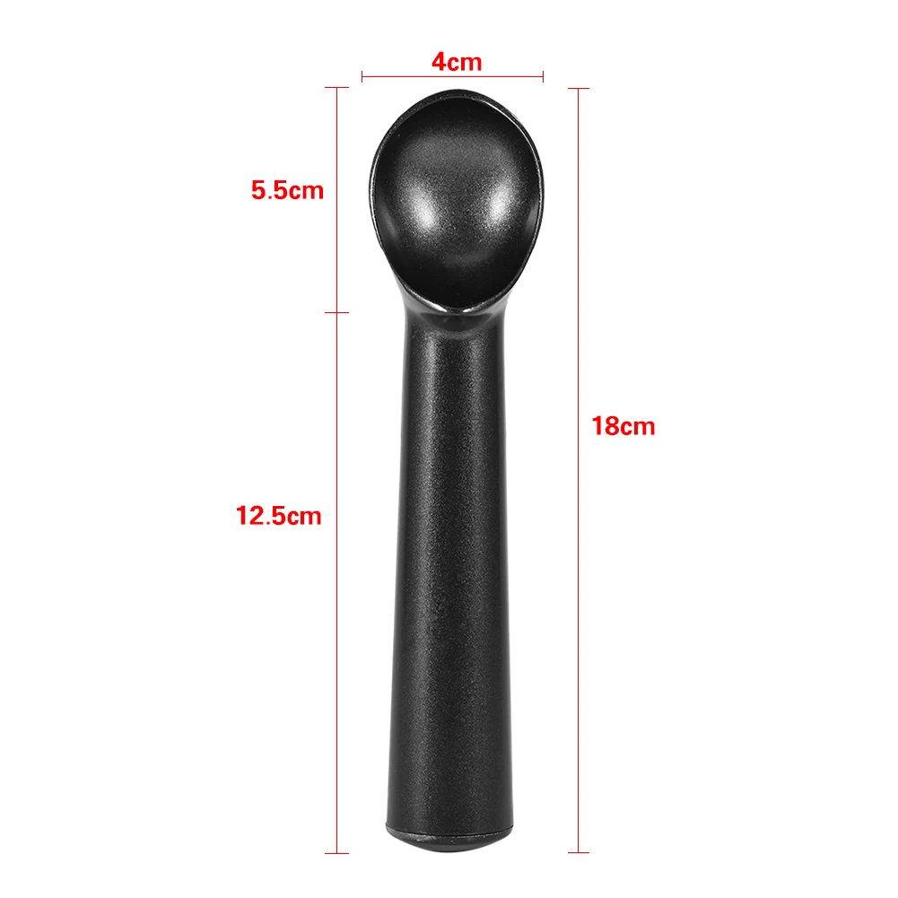 Stainless Steel Ice Cream Spoon Portable Aluminum Alloy Non-stick Anti-feeze Ice Cream Baller Scoop Home Kitchen Tools Home