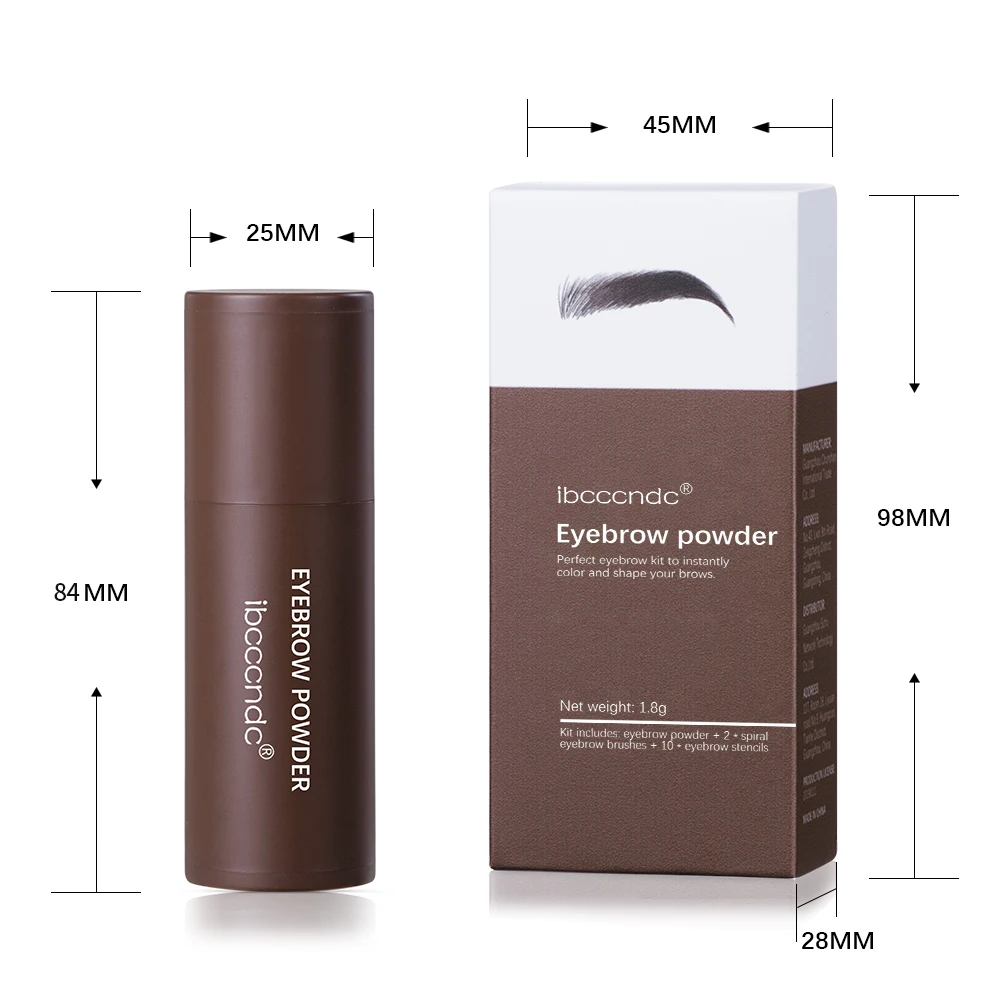 Eyebrow Stamp Waterproof Long Lasting Natural Brow Stamp Shaping Kit Shape Brow Stamp Contouring Stick Hairline 3Colors